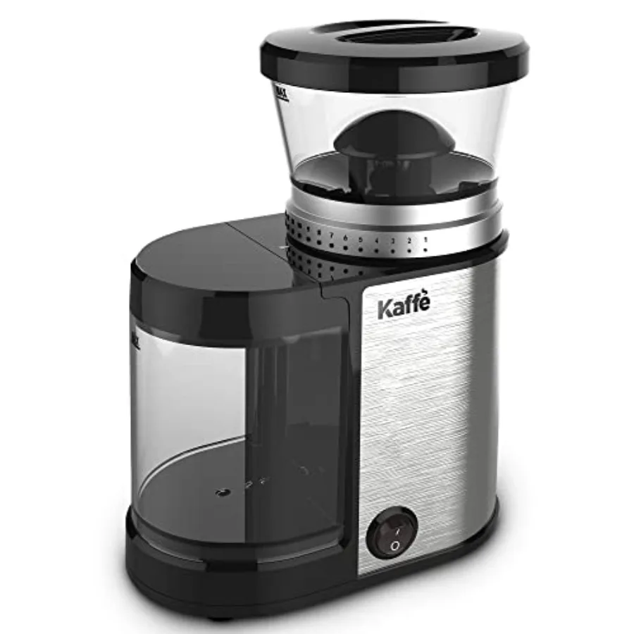 

Электрическая кофемолка Kaffe - 5,5 унций - в комплекте щетка для чистки из нержавеющей стали