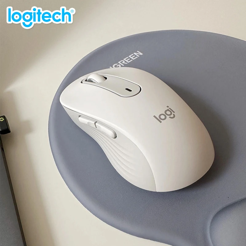 

Logitech Signature M650 Wireless mouse Bluetooth light and silent dual-mode home office preferred series suitable for laptops