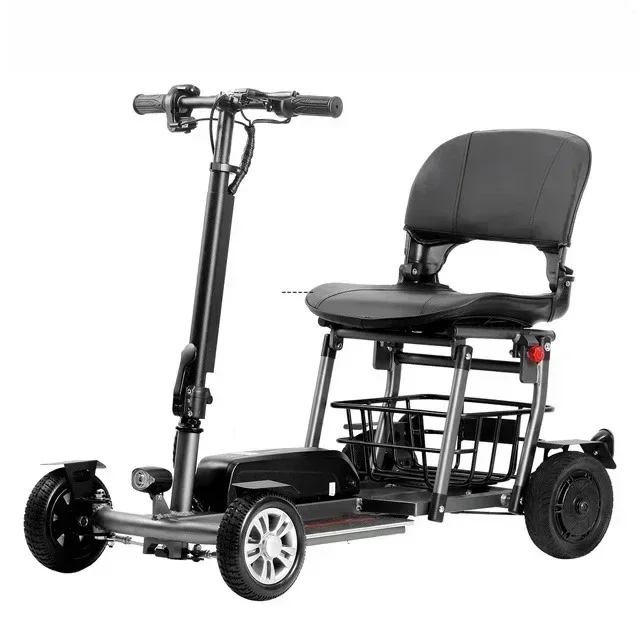 CHKJ 36V 300W High Power Customized Lithium Battery Scooter Easy Fold Compact 4 Wheels Mobility Scooter With Seat