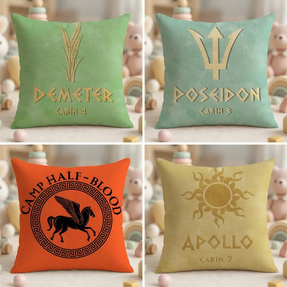 Новая наволочка P-Percy Jackson The Olympians из короткого плюша, устойчивая к сминанию, дышащая, подходит для машинной стирки.