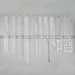 1PC di alta qualità scala laser pettine per capelli professionale parrucchiere pettine spazzole per capelli salone taglio capelli strumenti per lo styling pettine da barbiere