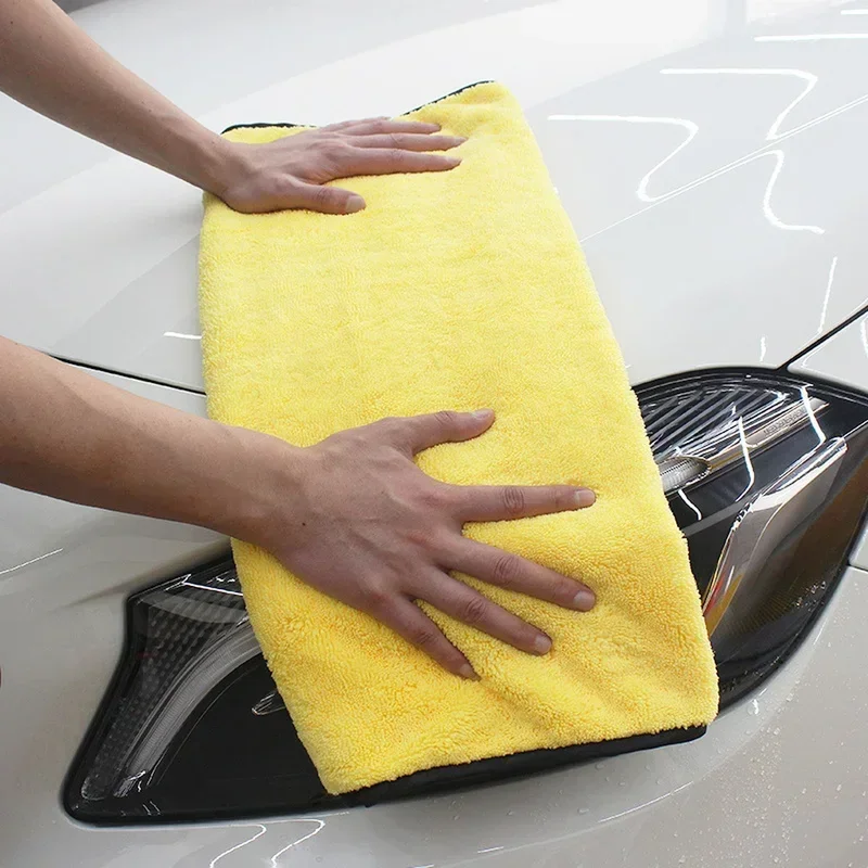 90x60CM Thick Plush Microfiber Towel Car Wash Accessories Super Absorbent Car Cleaning Detailing Cloth Auto Care Drying Towels