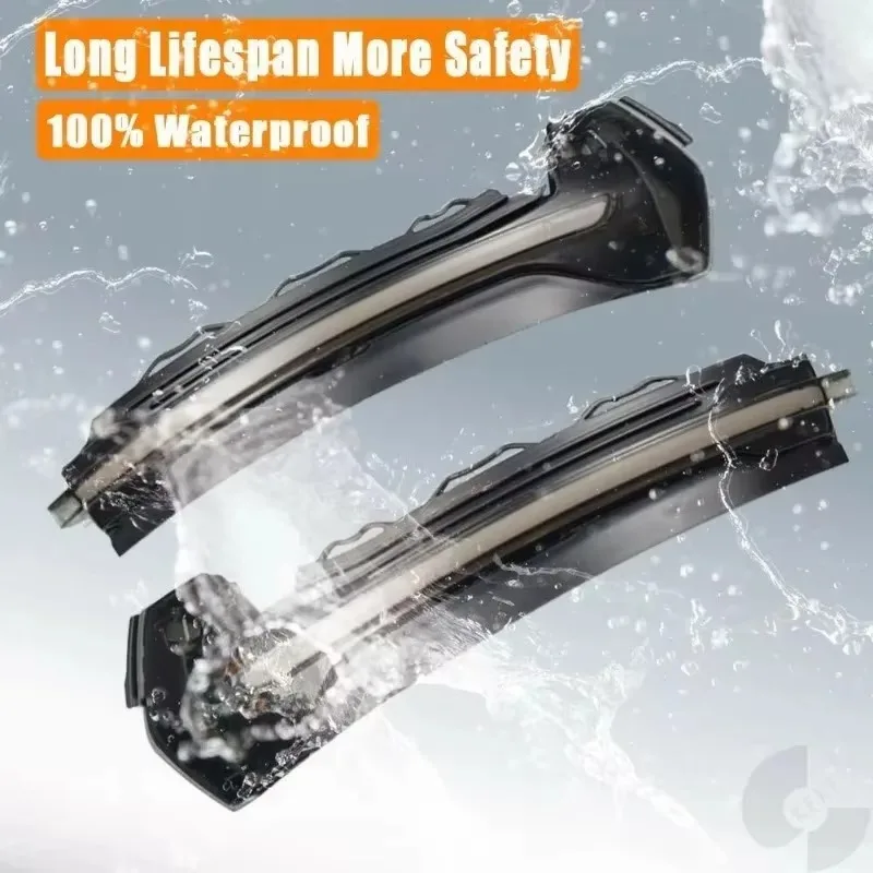 

Preemi 2pcs For Audi 2014-2020 For Audi A3 8V S3 RS3 LED Dynamic Turn Signal Light Flashing Rearview Mirror Indicator Turn Light