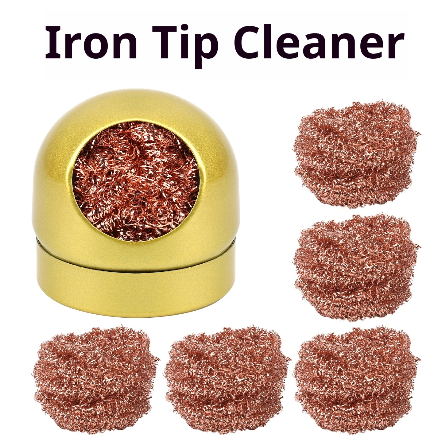 

Soldering iron tip cleaner, soldering iron cleaning ball, desoldering steel wire ball, soldering copper wire ball cleaning