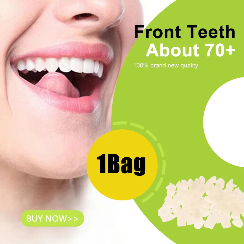 

1 Anterior/Molar Bag Dental Temporary Crown Material for Teeth Veneers Gum Protection and Stable