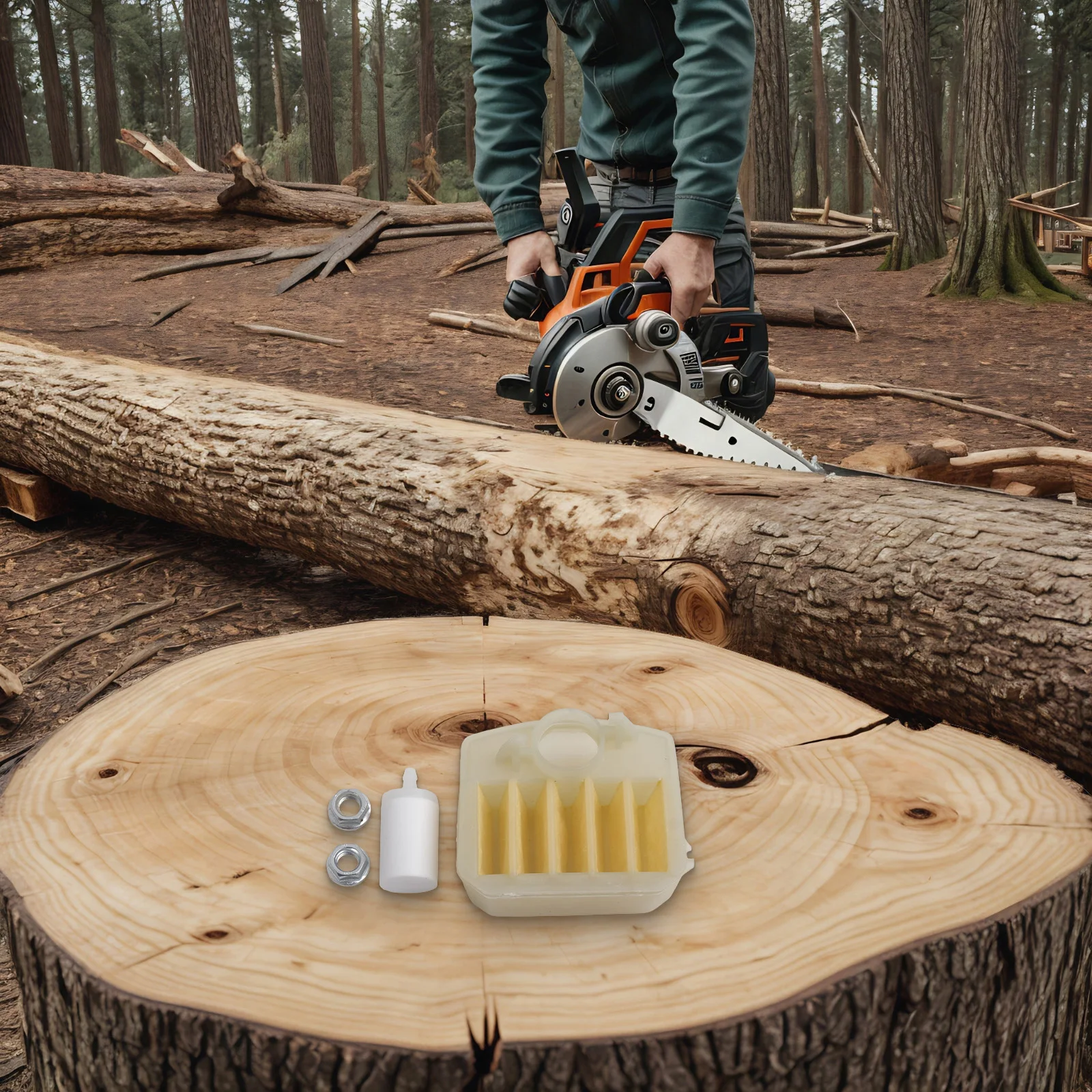 Набор функциональныхAirFiltersRodNutsAlongWithComplementaryFuelFiltersTailoredToFitChainsawsModelsОт для 340 до 353