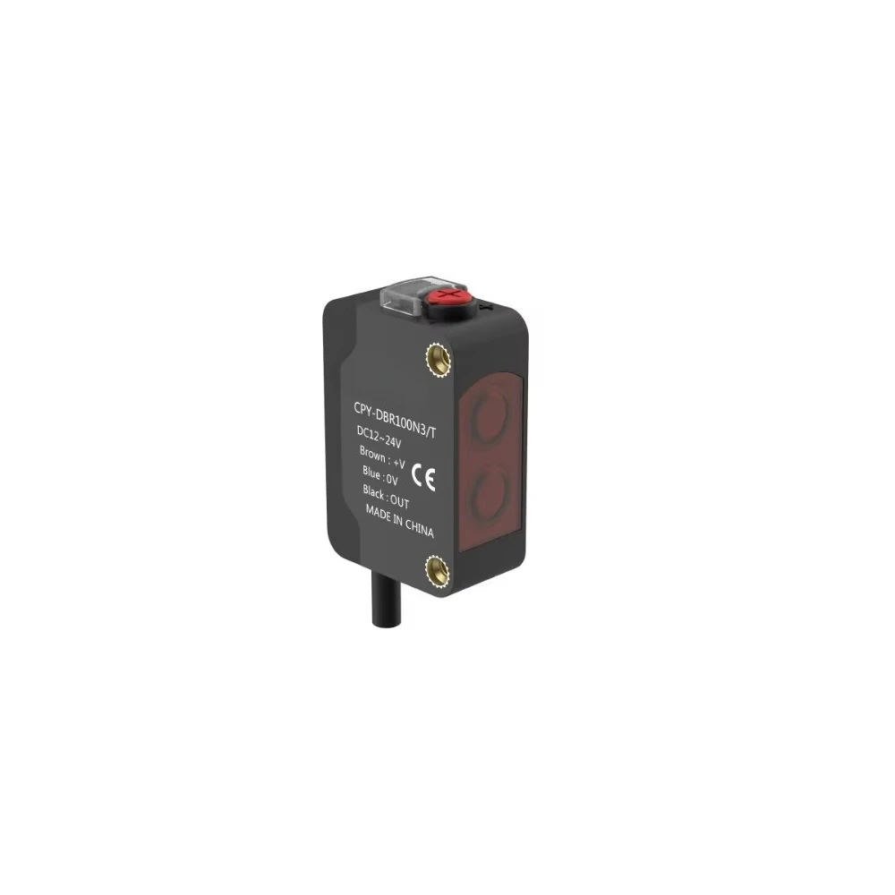 CPY-DBR100N3/T Square BGS Diffuse Photoelectric Switch NPN DC24V Equal Sensing Distance