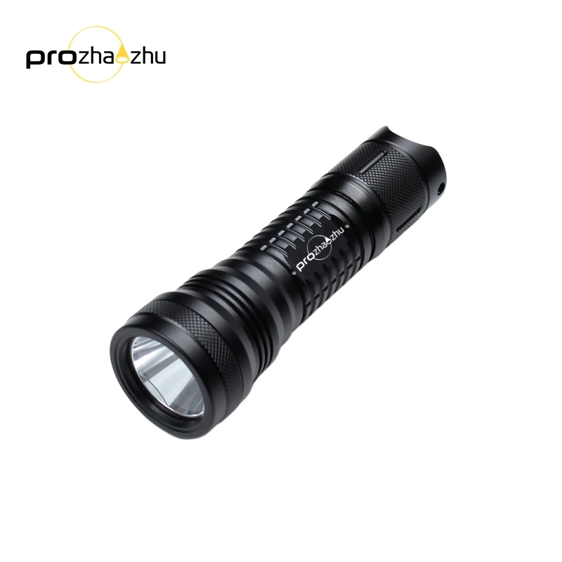 

PROZHAOZHU DL-B22N 1200 люмен плотный луч IP68 150 м перезаряжаемый фонарик для подводного дайвинга из алюминиевого сплава для технического дайвера