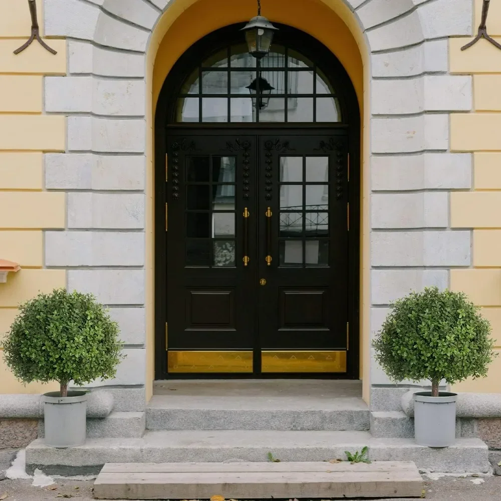 

For Artificial Topiary Ball Plants,Faux Boxwood Ball in Pot，Fake Outdoor Plant for The Front Door,Outdoor Decoration