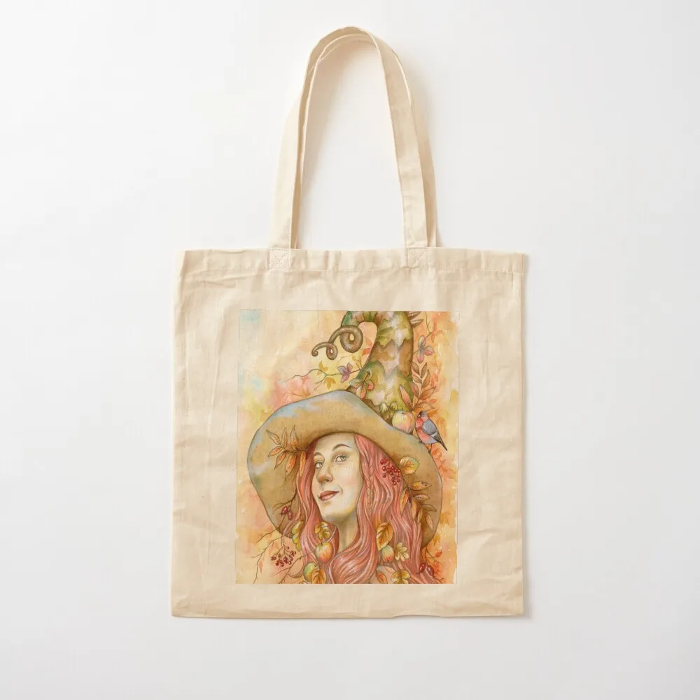 October Witch Tote Bag foldable reusable bag tote bag women Handbags Women bags