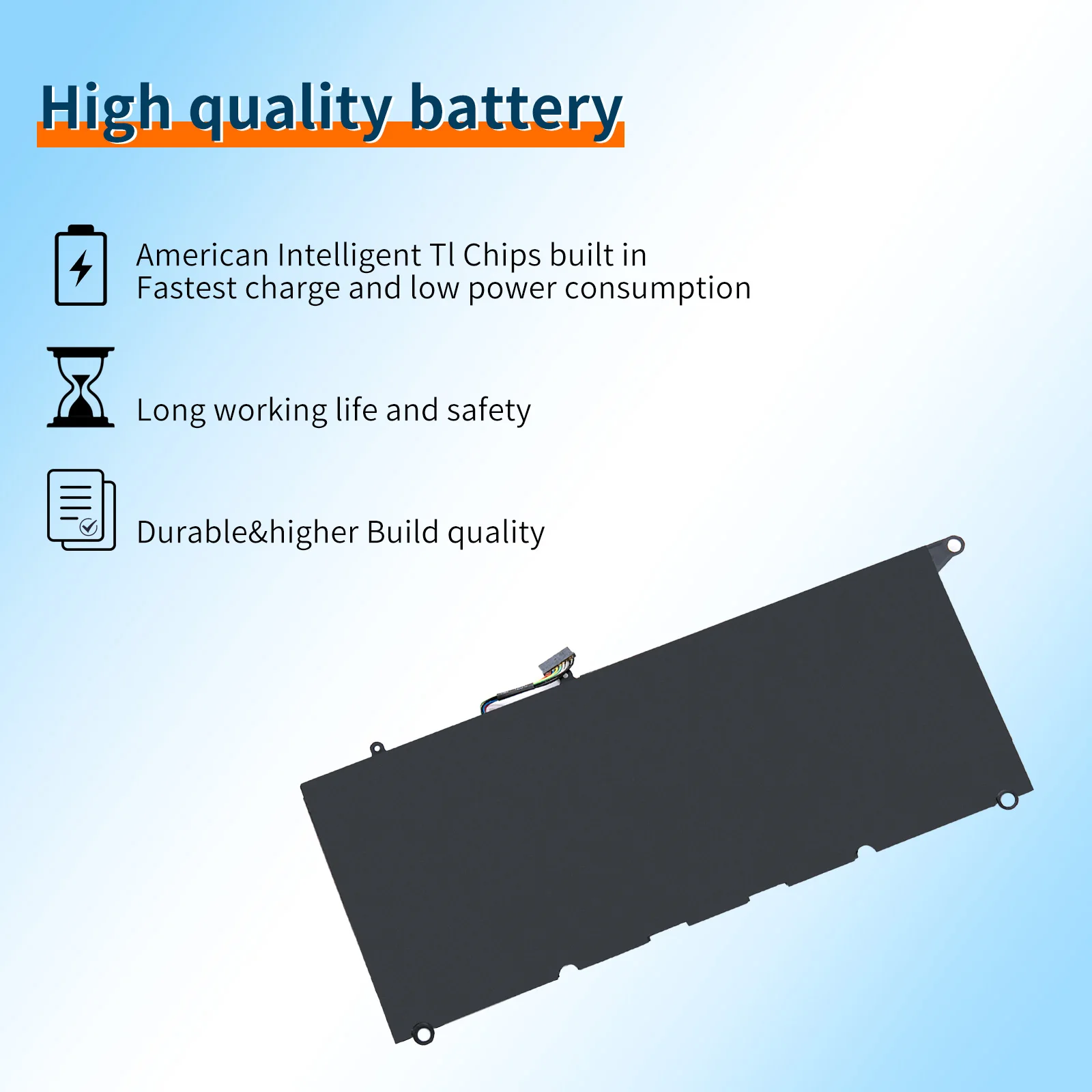 BVBH 90V7W JHXPY JD25G 090V7W Laptop Battery For Dell XPS 13 9343 XPS13 9350 13D-9343 P54G 0N7T6 5K9CP RWT1R 0DRRP 56WH