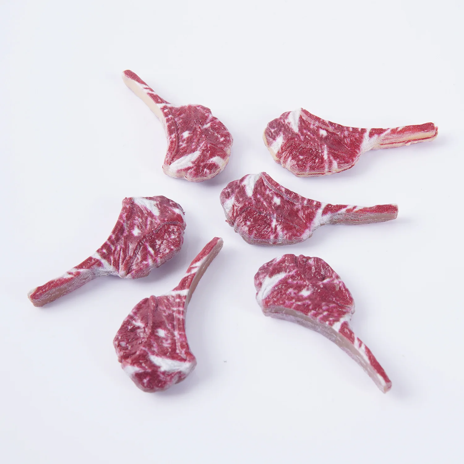 10 pçs mini tomahawk bife falso comida simulação comida jogar bife acessórios playhouse brinquedos das crianças adereços de cozinha
