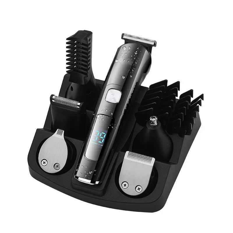 Youpin, gran oferta, recortador de pelo multifuncional 6 en 1 para hombres, afeitadora corporal Facial, cortadora de pelo impermeable, máquina USB