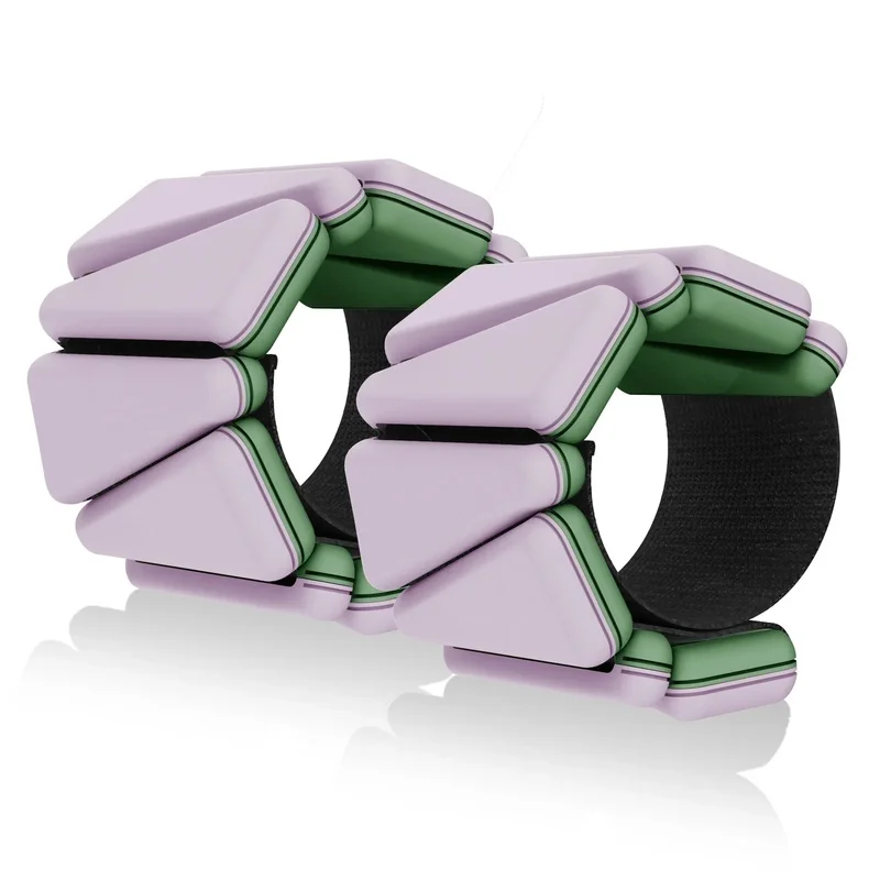 Wrist & Ankle Weights for Women and Men 2lbs Silicone Weighted Bangles Perfect for Workout, Walking, Running, Yoga, Pilates