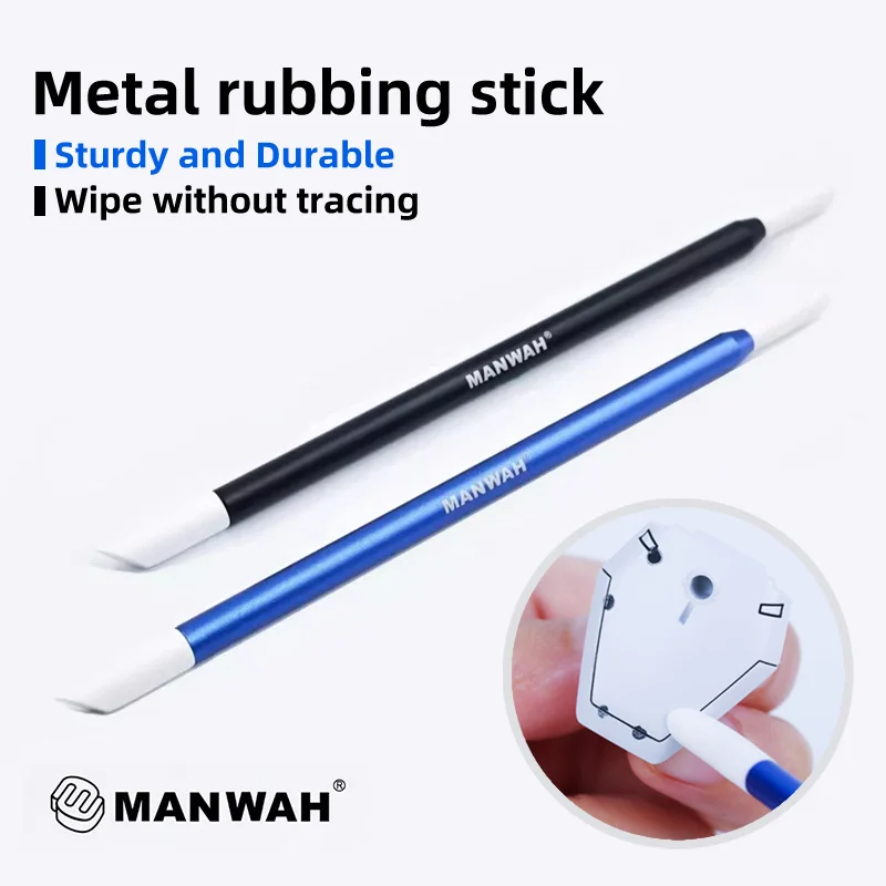 Metal Stainless Wipe Stick seepage line cleaning swabs Stickers Cotton swabs Old effect aids tool For Hobby Model Making