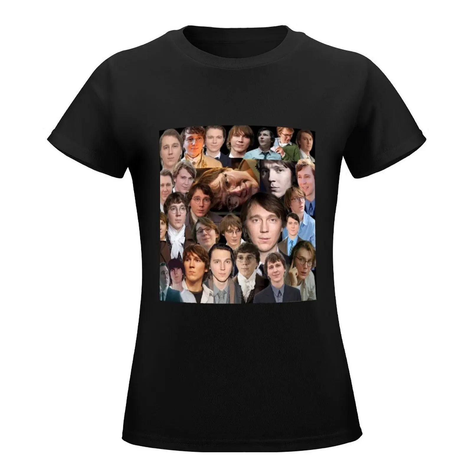 paul dano - I love paul dano photo collage T-Shirt Blouse vintage clothes tops workout t shirts for Women