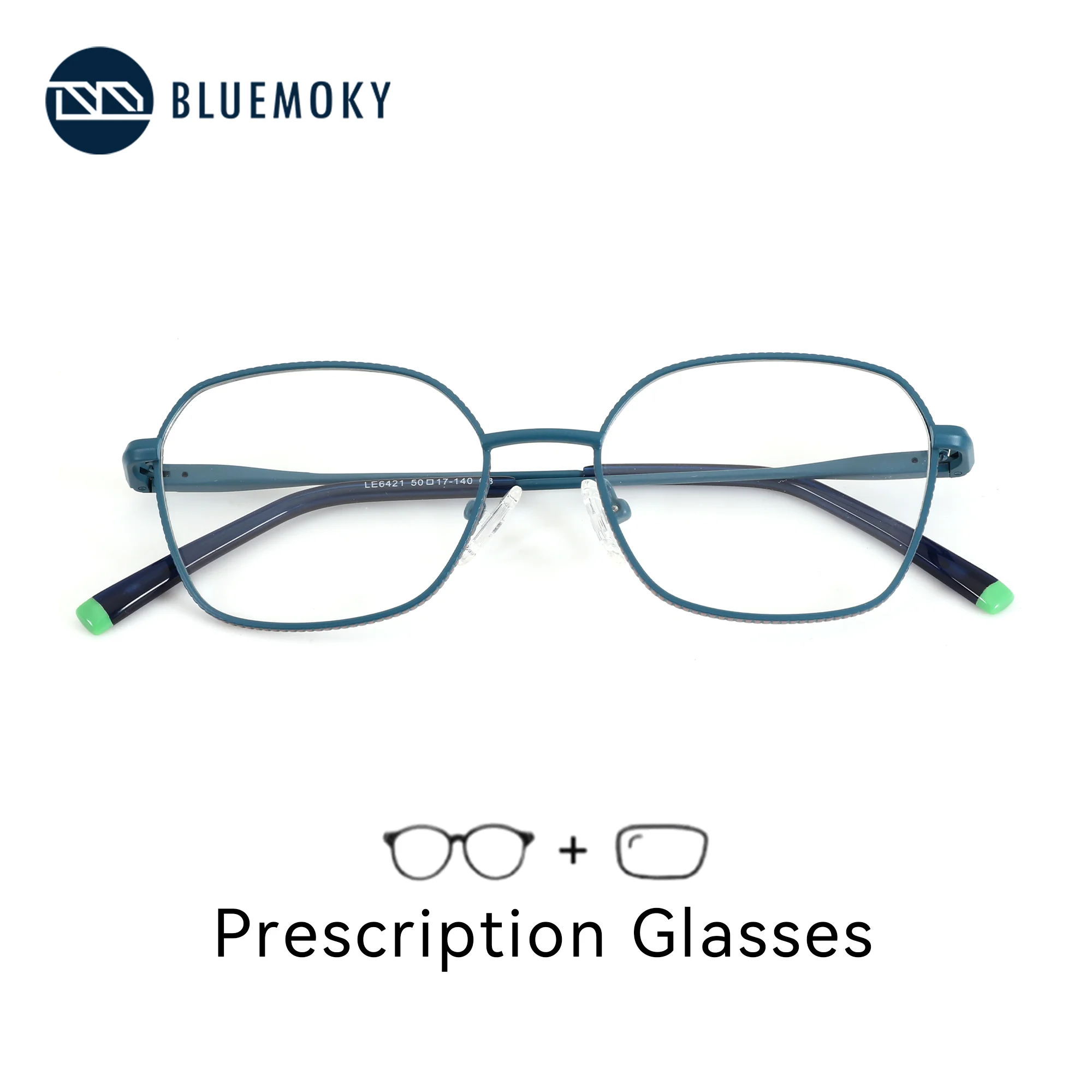 

Модные металлические очки BLUEMOKY XS размера XS для женщин, очки по индивидуальному заказу, оптические очки для близорукости, фотохромные очки