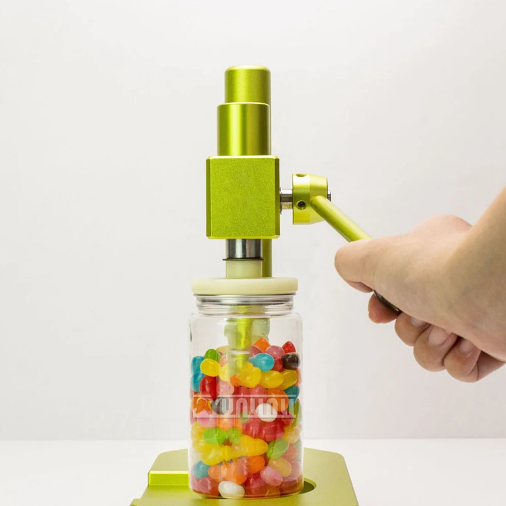 Commercial Can Sealing Machine Manual PET Bottle Sealer Food Beverage Soda Packer