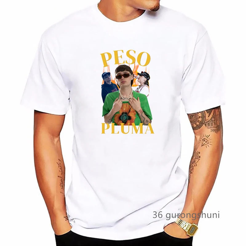 New Arrival 2024 Men'S Tshirt Rap Peso Pluma Graphic Print 00s Boys' Tshirt Summer Fashion Harajuku teen boys Tshirt Streetwear