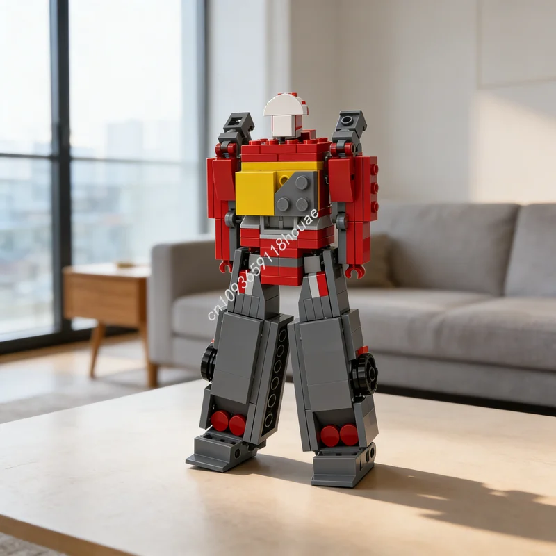 

180pcs MOC Ideas CUUSOO Transformers Blaster Model Building Blocks Construction Christmas Gift Toys DIY Creative Idea Brick Kids