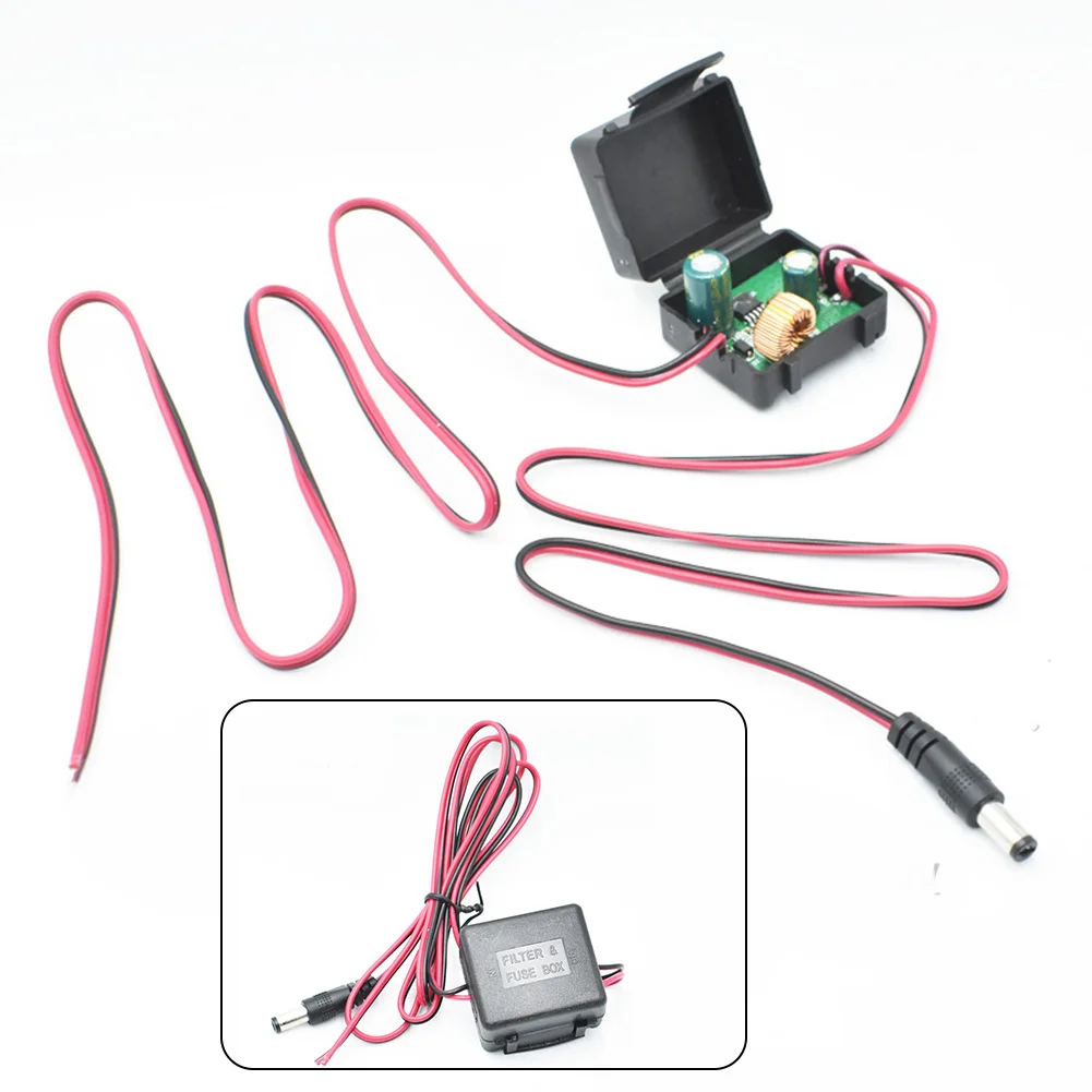 Voltage Regulator Converter Black Car Accessories Car Power Supply Power Step-down Step-Down For Vehicle Camera