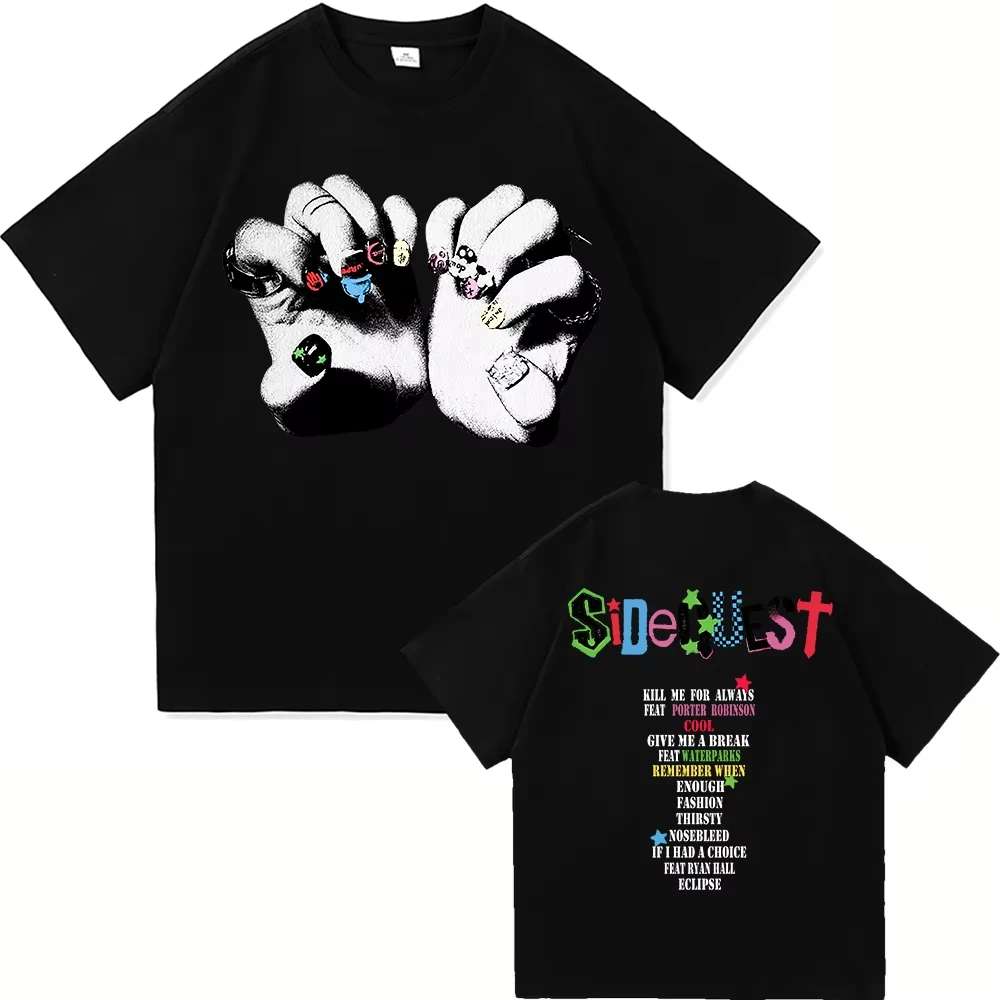 2026-novo-michael-clifford-sidequest-t-camisa-moda-masculina-estetica-vintage-novo-album-camiseta-unisex-de-alta-qualidade-algodao-casual
