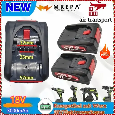 ✅️ 🔋 Bosch Home-Garden PBA PSB PSR 18V 배터리 PowerTools AL1880CV AL18815CV 용 18V 교체 용 리튬 이온 배터리 용 18V 3.0Ah 🔋 ✔️