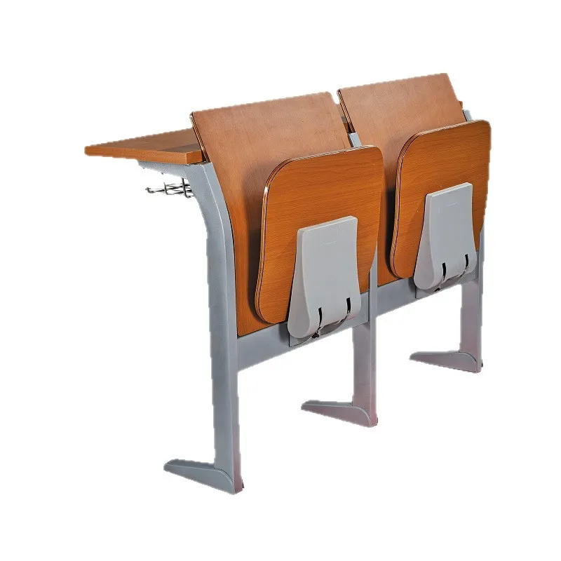 

School chair ladder row chair university desks and chairs training classroom steel wood student chair lecture hall seat