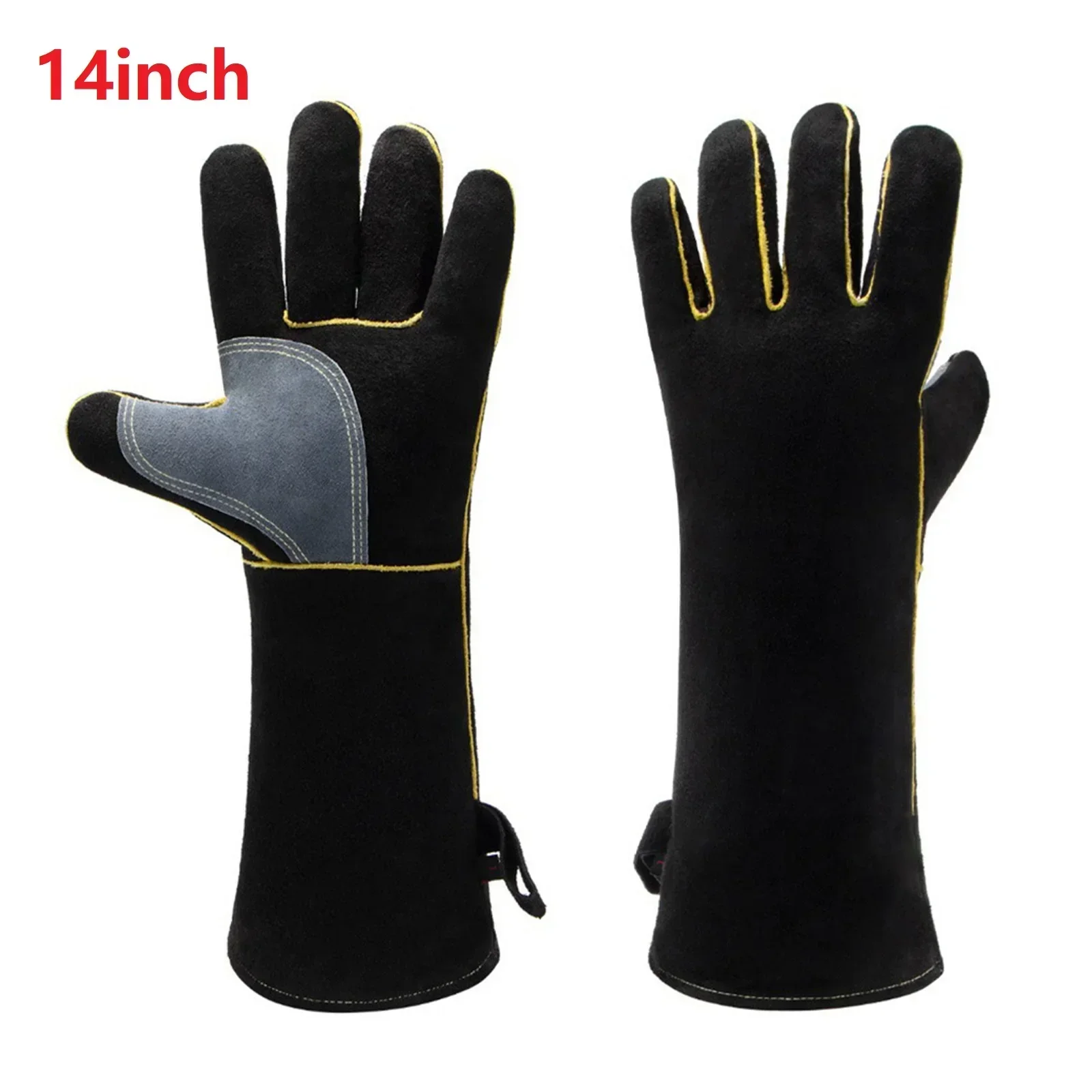 

Welding Protective Gear Heavy Duty Cowhide Leather Gloves Offering Outstanding Heat Resistance and Grip Control