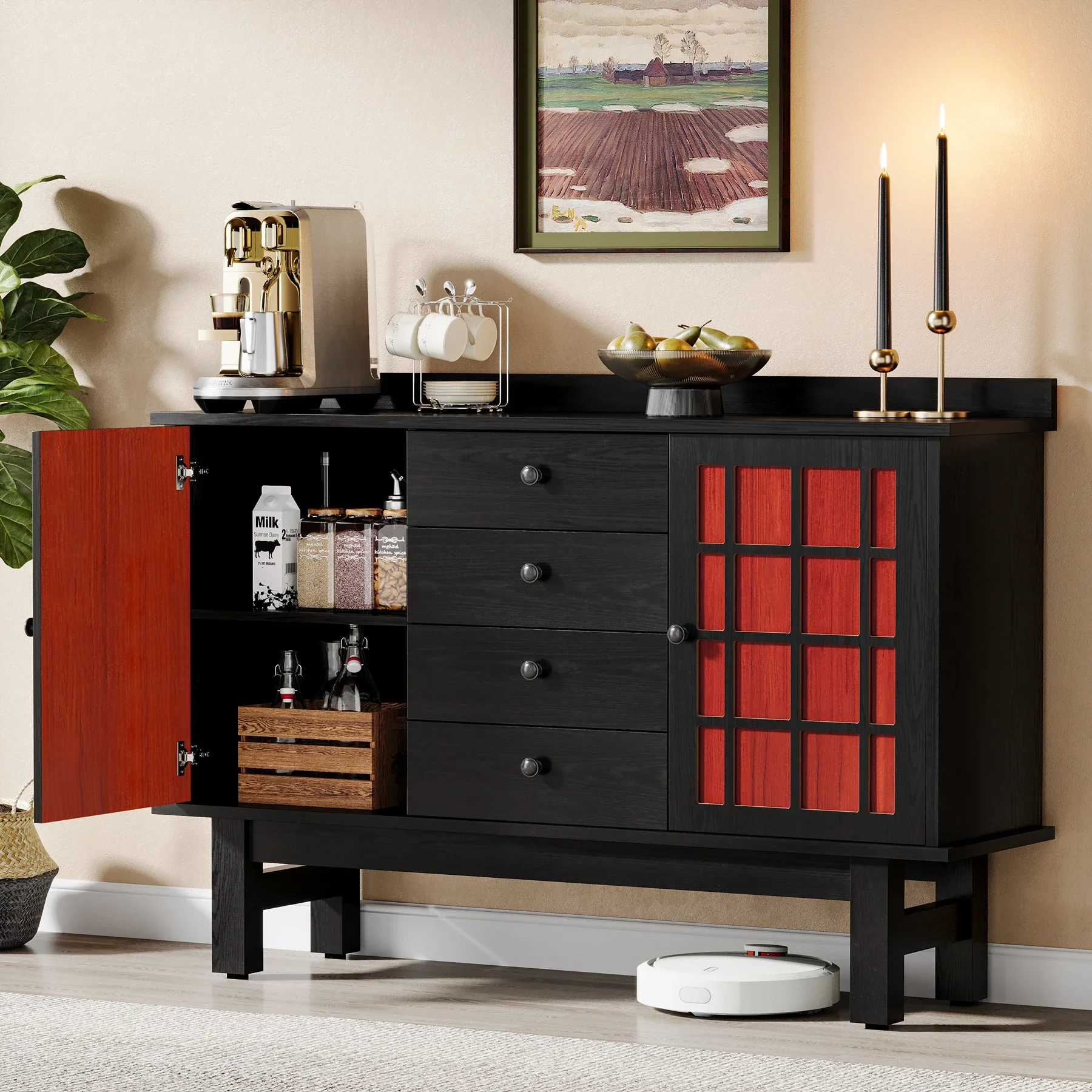 

Tribesigns Buffet Cabinet Sideboards For Farmhouse Sideboards For Outdoor Farmhouse Sideboard