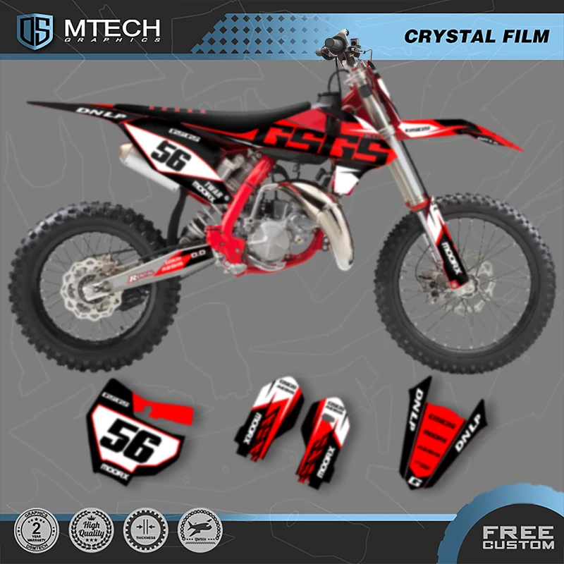 

DSMTECH MOTO New Style Custom Team Graphics Decals Stickers Kits For GASGAS MC85 2021 2022 003