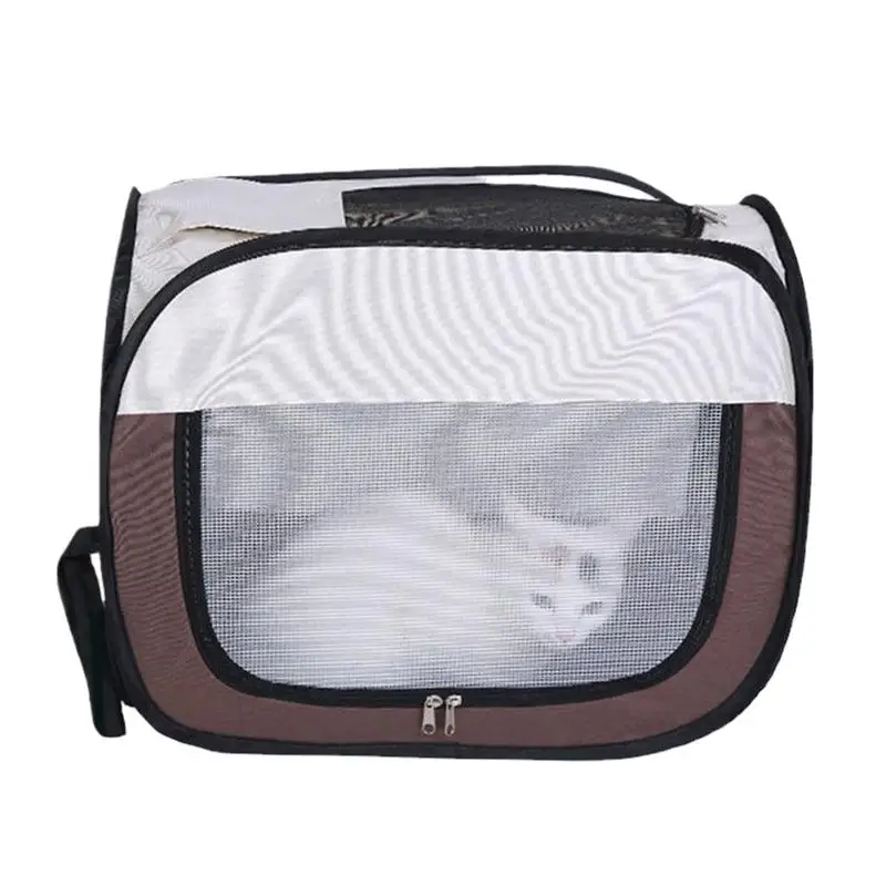 

Dog Drying Box Drying Crate Cage For Small Dogs Anti-Hair Flying Foldable Pet Bathing Accessories For Kitten Puppy Travel