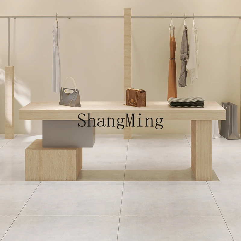 TF clothing store simple water table jewelry, jewelry display in the middle, simple style, good-looking and practical