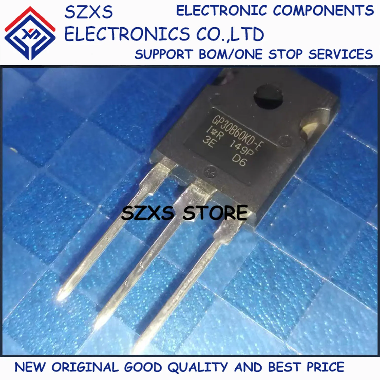 

New Original 10Pcs IRGP30B60KD-E GP30B60KD-E TO-247 600V 30A IGBT Field Effect Transistor In Stock Good Quality