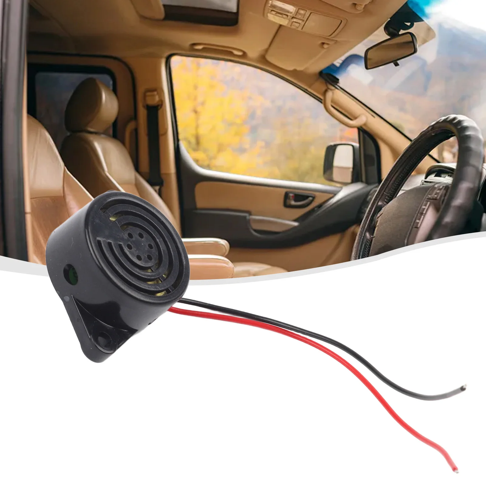 DC 12V 100dB Siren Beeper Buzzer Sound Warn Alarm Adapter Electronic Buzzer Beep Tone Alarm Ringer Continuous Sound