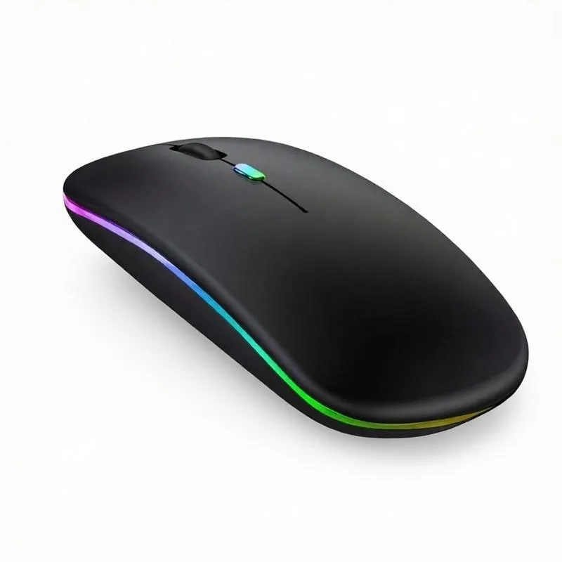 2.4G Dual-Mode Bluetooth Rechargeable Chinese-Style Wireless Mouse Shiny TK512
