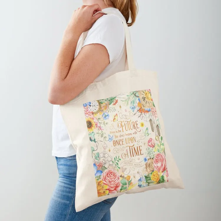 

Once upon a time Tote Bag reusable grocery bags Handbags women cute pouch bag woman shopping bag