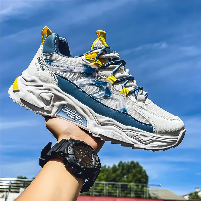 

Уличные кроссовки для бега, мужские легкие противоскользящие износостойкие повседневные туфли с воздушной сеткой, мужская спортивная дышащая прогулочная обувь для мужчин