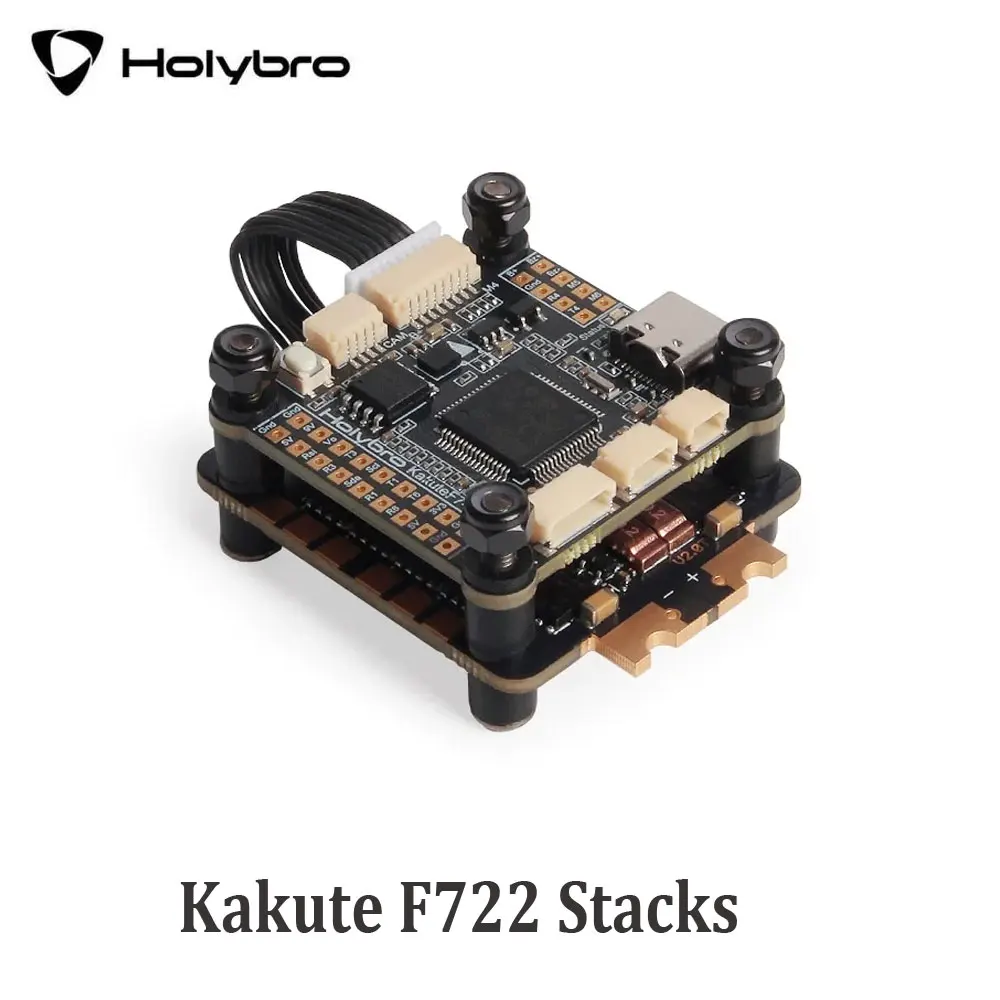 

Контроллер полета Holybro Kakute F722 Stacks F722 Tekko32 F4 4in1 50A 65A ESC 30x30mm 4 6S для строителей RC FPV Racers