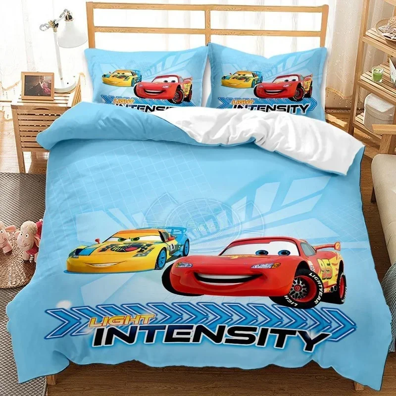 Disney Cars McQueen 3D Printed Bedding Set Duvet Cover Pillowcases Twin Double Queen King Size Children Boys Home Decor