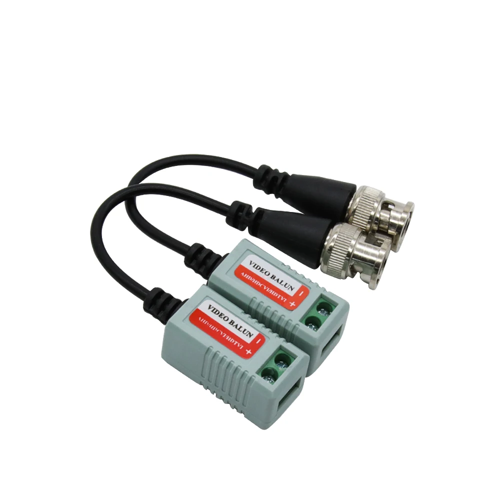 1080P CCTV Video Balun Passive BNC Transceivers HD Twisted Pair For 2MP AHD CVI TVI CVBS Camera