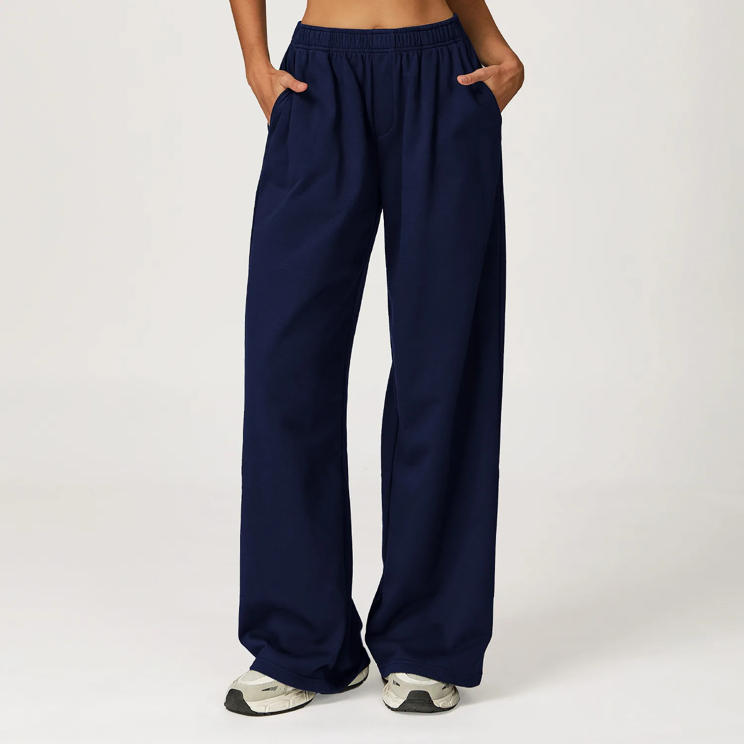 

Autumn Winter High Waist Yoga Pants High Waist Casual Wide Leg Gym Sports Sweatpants Outdoor Workout Fitness Running Trousers