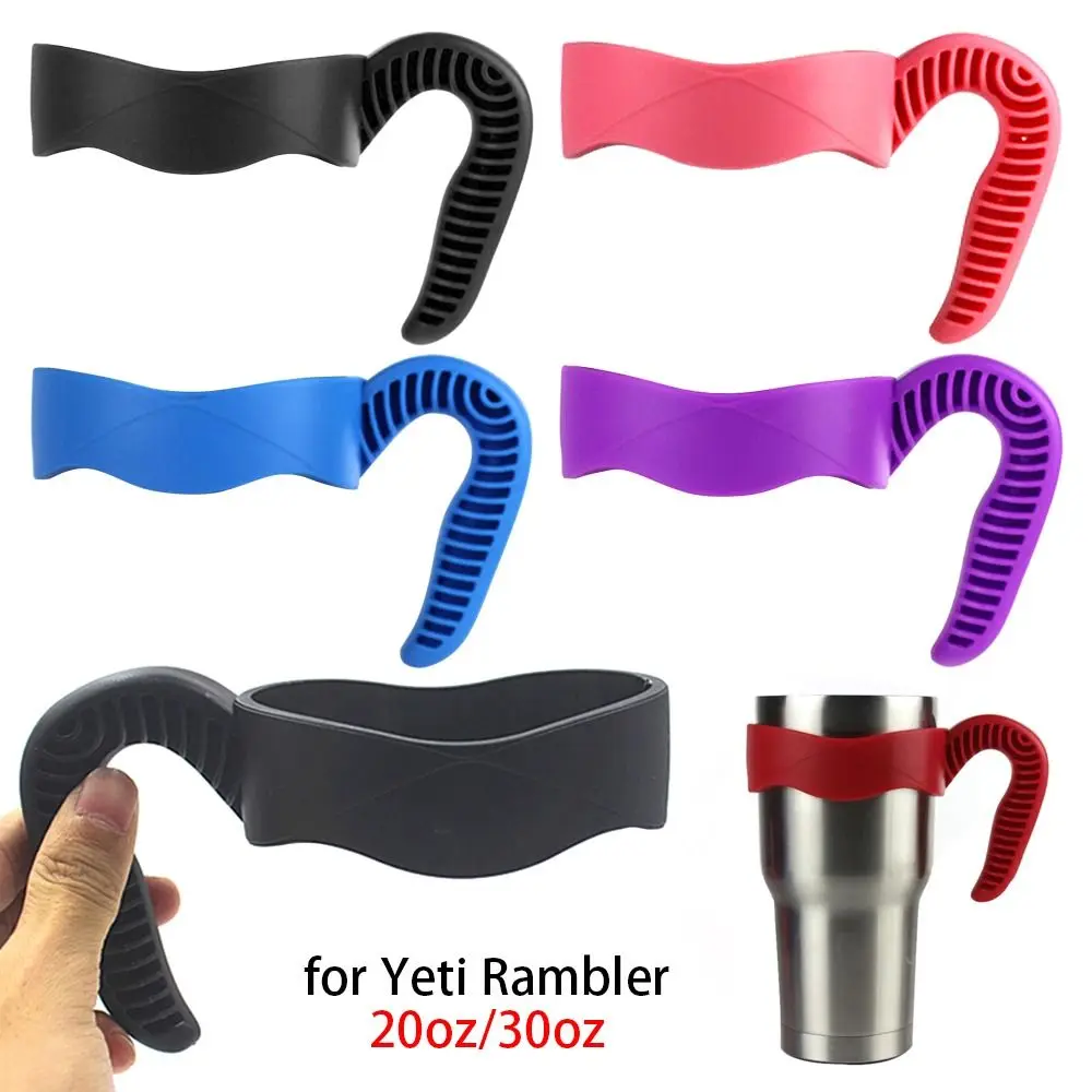 1Pcs Bottle Accessory Tumbler Cup Handle 5 Color Mug Base Water Bottle Holder Portable Drinkware for Yetti Rambller 20oz/30Oz