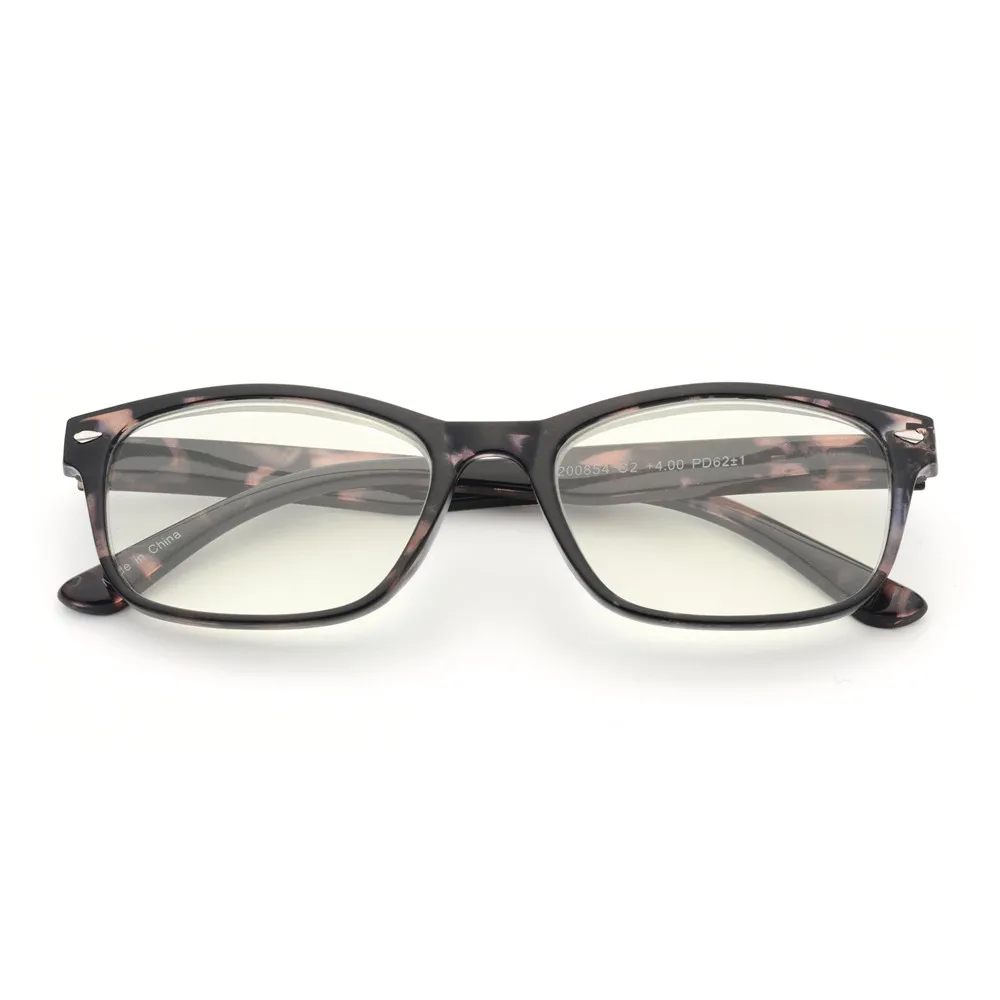 JM 2022 Blue Light Square Reading Glasses for Women Men Spring Hinge Vintage Reading Glasses UV400