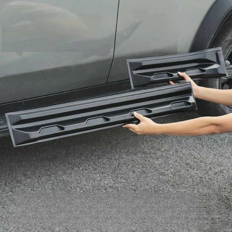 ABS Black Knight Door Guard Plate Side Skirt For T2 Traveler Body Kit Accessories