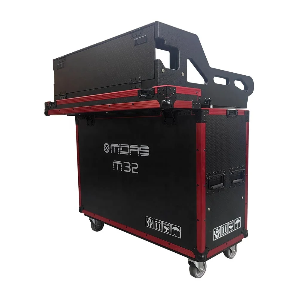 Customized Midas M32 Live Flight Case Hydraulic Version Pa System Music Equipment Digital Mixer Flight Case Outdoor