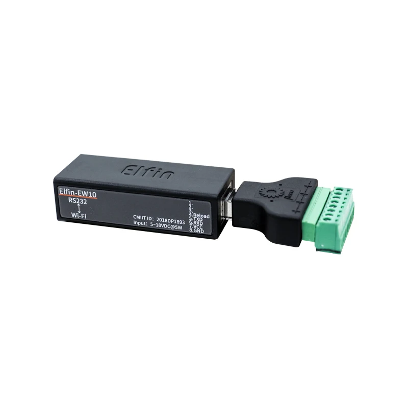 Smallest Elfin-EW10 Wireless Networking Devices Modbus TPC IP Function RJ45 RS232 to WIFI Serial Server