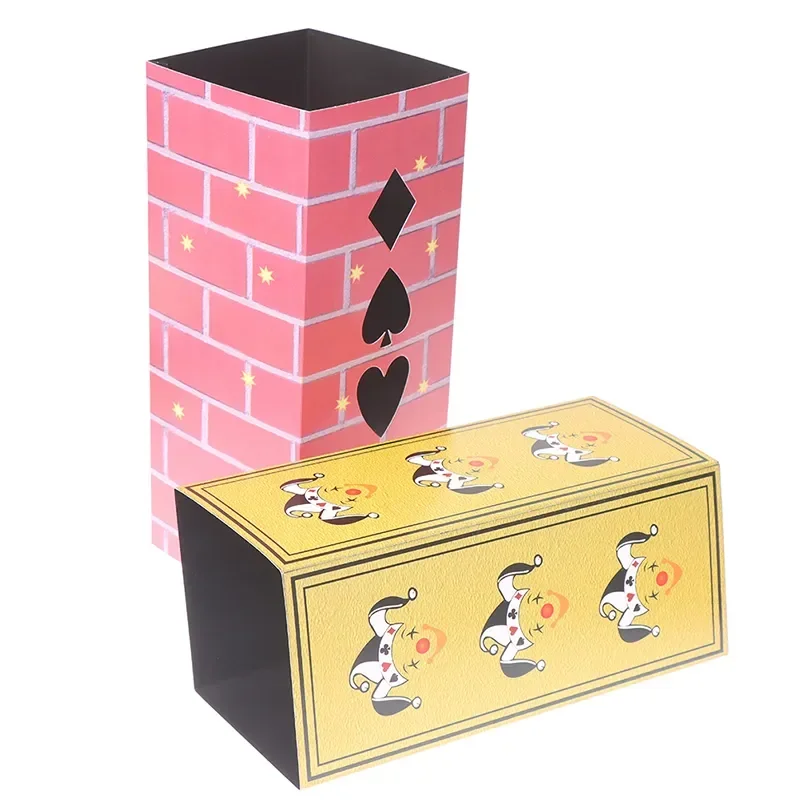 حزم صندوق إنتاج مسطح خدع سحرية كائنات تظهر من صندوق فارغ أوهام المرحلة السحرية للتحايل الدعائم اكسسوارات كوميديا