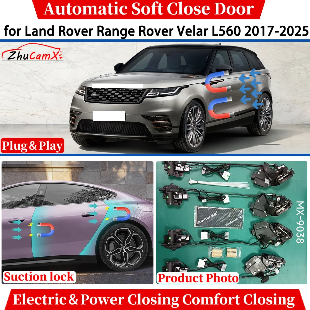 

for Land Rover Range Rover Velar L560 2017-2025 Car Automatic Soft Close Door Electric Power Comfort Closing Suction lock System