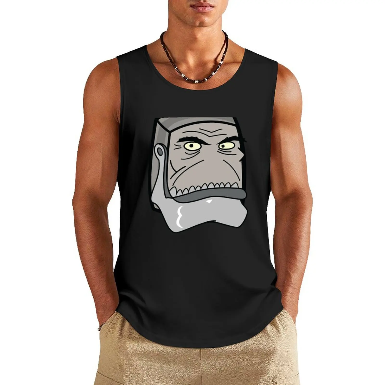 

Baron ünderbheit - Venture Bros. Boxheadz Tank Top vests for men plain t-shirt men clothing Men's summer clothes 2025